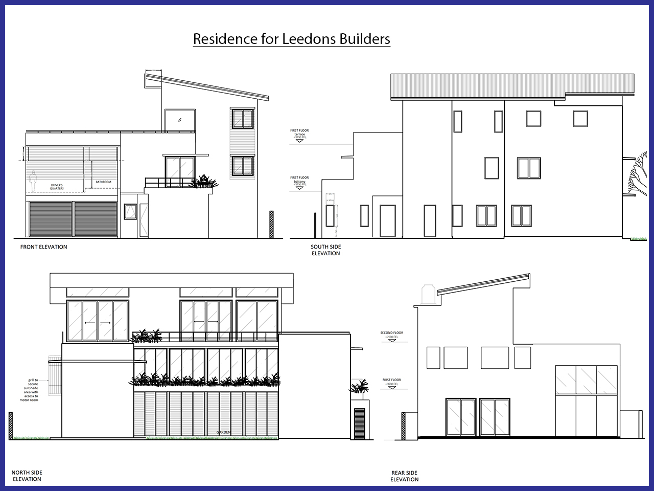 Residence for Leedons Builders